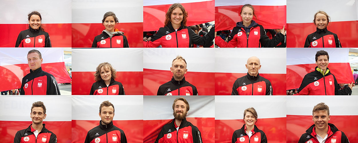 Z orłem na piersi, dumnie na baczność, w szranki ze światową czołówką stanęli: Aleksandra Mioduszewska (AZS WUM), Barbara Malinowska (Potwory), Kalina Paszyna (KS Alpino), Karolina Jarząb (KS Narciarnia Nowy Sącz), Iga Bartkowska (WKN), Marcin Kurowski, Magdalena Kurowska (oboje RASC) Marcin Kapuściński (SkiSPA), Bogusław Topolski, Bartosz Pawłowski (obaj MTN), Paweł Janecki, Wojciech Kurzawa, Stanisław Słuchocki (Malta Ski Poznań), Agnieszka Marczak oraz Antek Zalewski (oboje AZS PW Ski Racing Team).