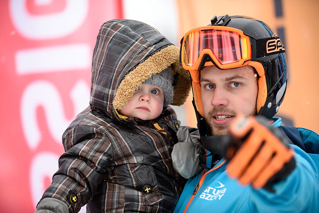 Za 18 lat może spotkamy tego młodzieńca na zawodach AZS Winter Cup