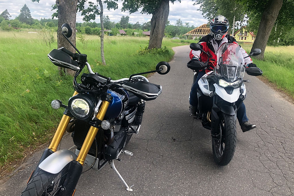 test motocykli