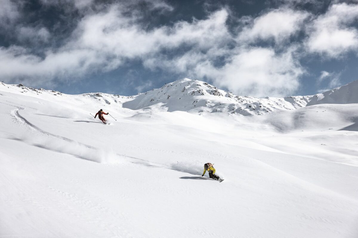 Freeride w Nauders w Tyrolu
