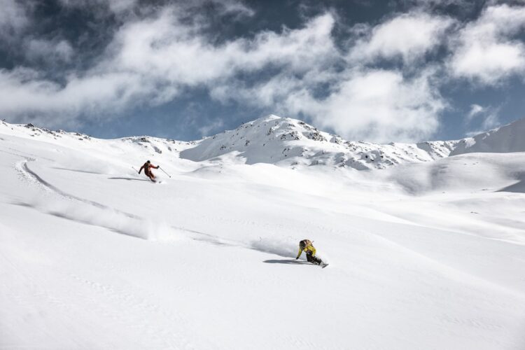 Freeride w Nauders w Tyrolu